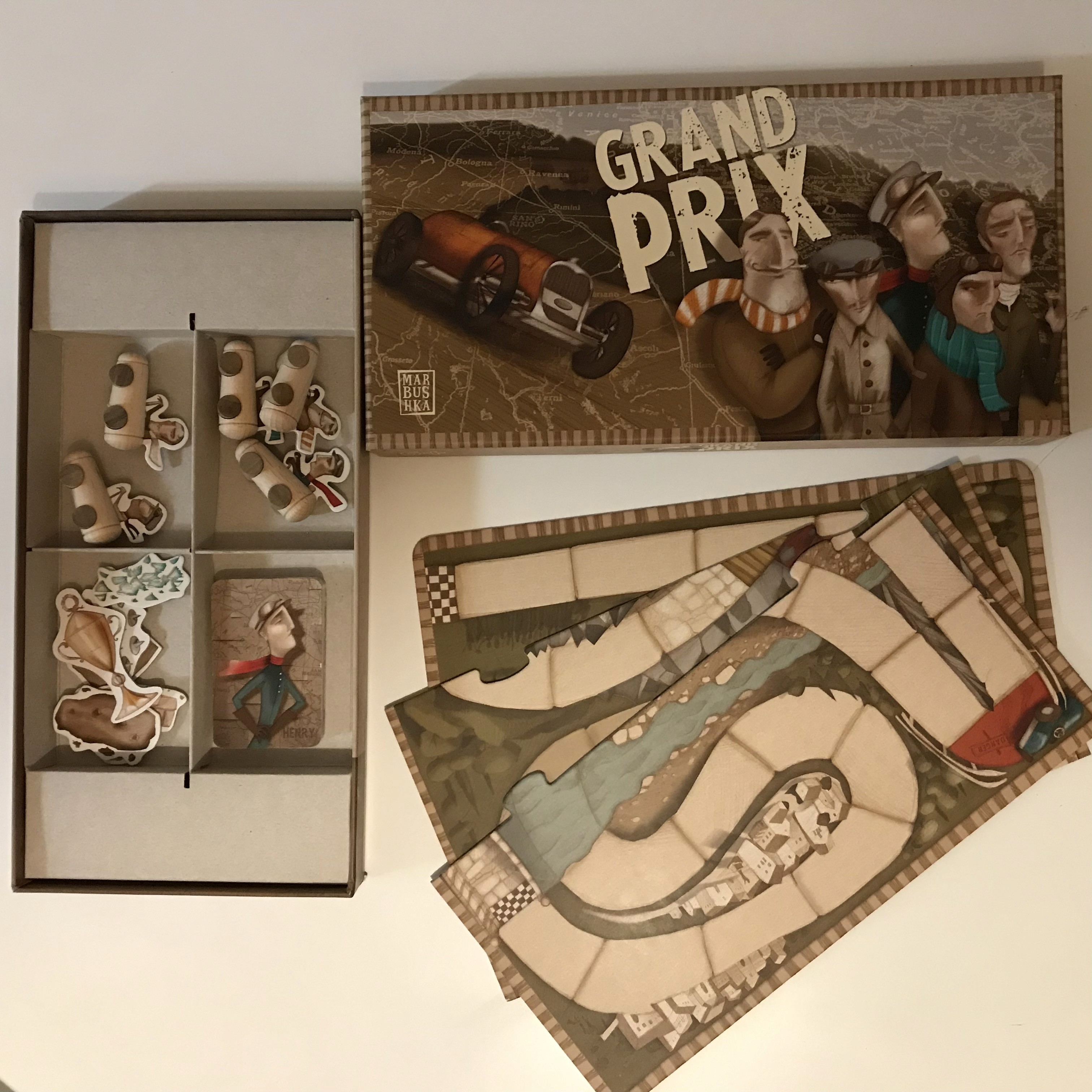 Jeu de société Grand Prix par Marbushka